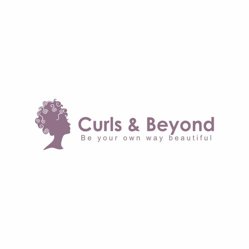 Logo for curly hair brand Diseño de MasKarebetz