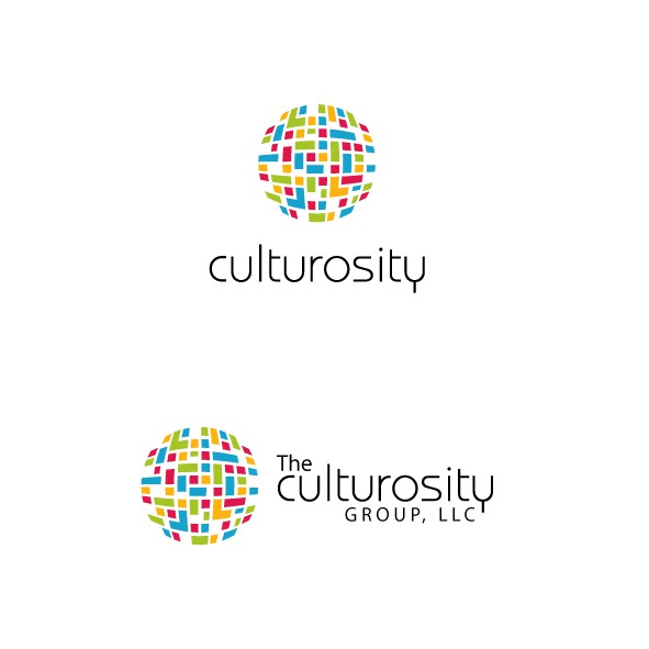 Cultural club logo with the title 'Culturosity.com - Logo Design'