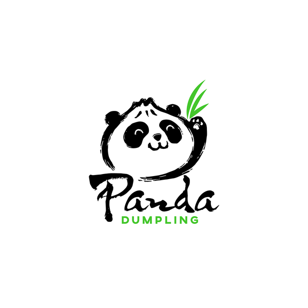 Logo for fast casual panda dumpling Chinese restaurant