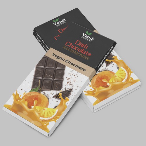 Vegan Chocolate Tablets Design réalisé par CUPEDIUM