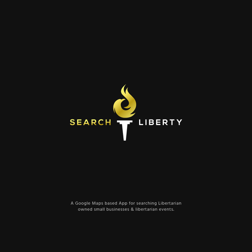 Sexy Techy Dark Modern Brand for Libertarians Design by jacondsign