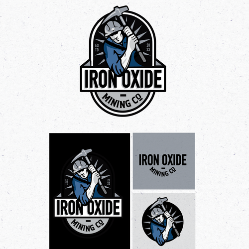 Iron Oxide Mining Company Design by PrettynPunk