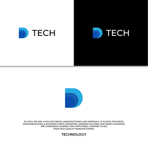 Make a logo "DDD" for a High Tech manufacturing company! Design by b.JO