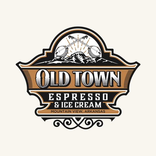 Design A Logo For My Espresso Ice Cream With An Old Town Setting Logo Design Contest 99designs