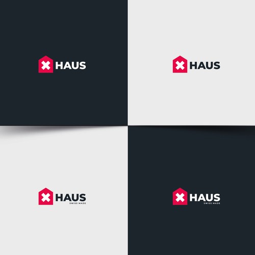 X Haus: logo for modern and ecological swiss made houses-ontwerp door Mot®