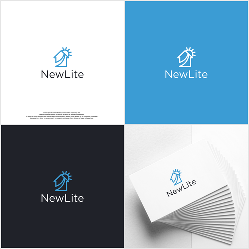 NewLite // Modern refreshing logo Design by 7LUNG™