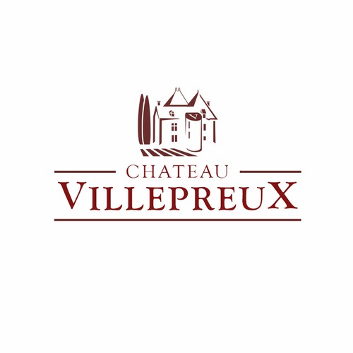 Modern new logo for French chateau and vineyard Design réalisé par Karen Faria