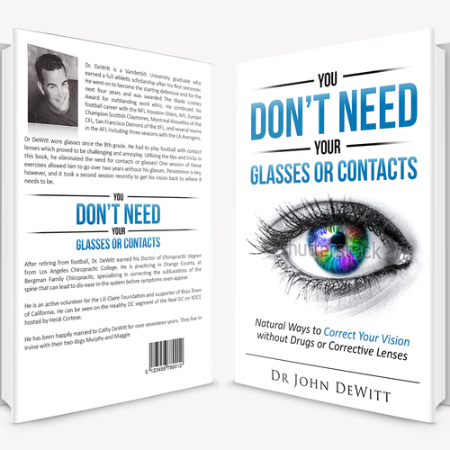 Natural Vision Correction Book Cover! Design by stojan mihajlov
