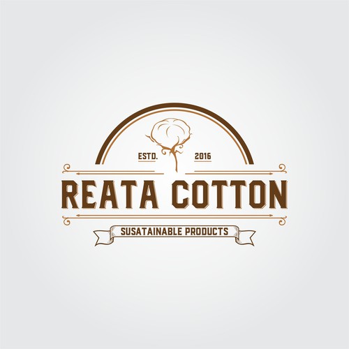 Cotton Farm logo for high quality and sustainablity Logo & brand