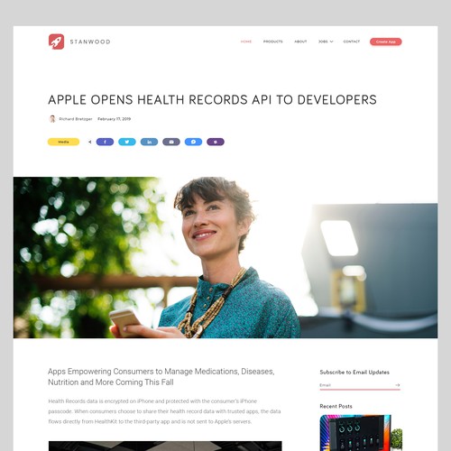 Web page design contest entry by Pavellev