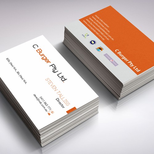 create professional cards for our dental business Design réalisé par grintdeveraux