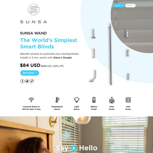 Shopify Design for New Smart Home Product! デザイン by Atul-Arts