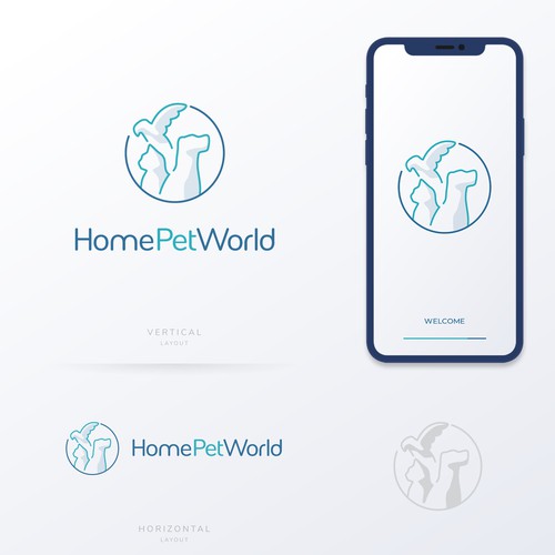 Brand for retail pet products Design by designing.infinity