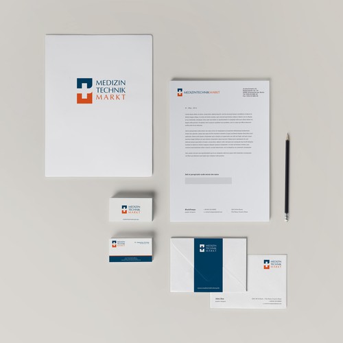 Logo and Corporate Design for the medical device market place Design by BlackSheep™