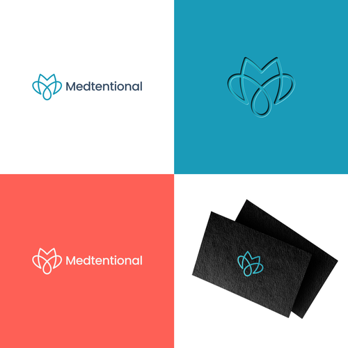 "Create a modern and sleek logo for our healthcare agency." winning Stationery