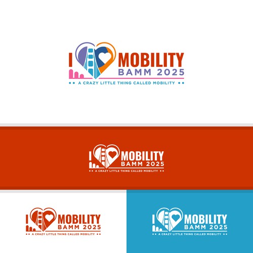 Fun Rom-Com theme conference logo for Bay Area Design by StudioJack