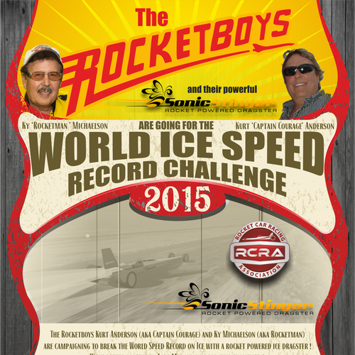 Create event poster for World Record Speed Event! Design by YLD Concepts