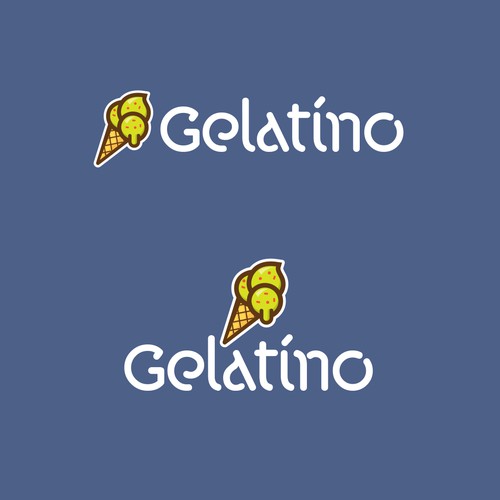 We need a creative interesting logo for gelato shop "Gelatino" Design by ACorso