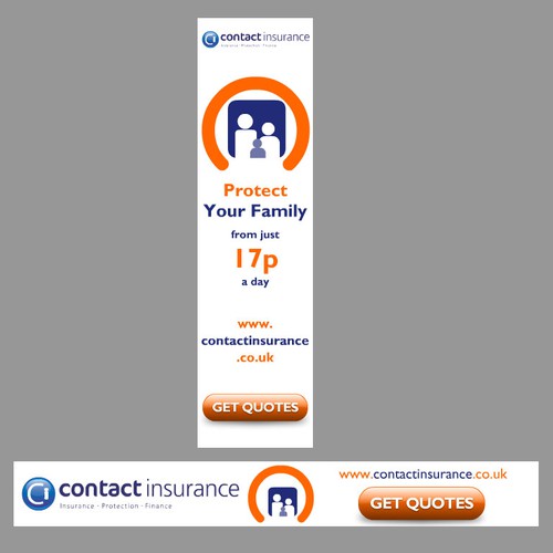 Life Insurance - Banner Design Contest Design by ThyDesigns