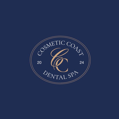 Design old money aesthetic for boutique cosmetic dental office located on the coast on NC Design by Designbynomad