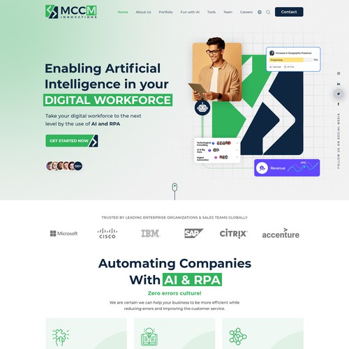 Web page design contest entry by AMPLE (Jasmin_A)