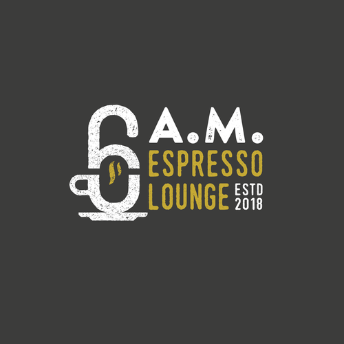 Design an enticing logo for 6 A.M. Espresso Lounge Design by Luc99