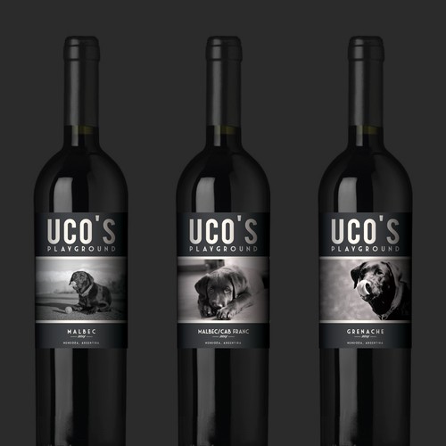 Create a modern wine label for Uco's Playground (Mendoza, Argentina) デザイン by Dragan Jovic
