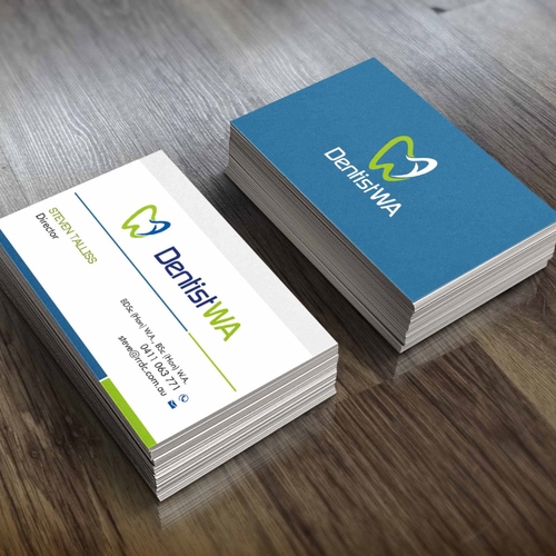 grintdeverauxさんのcreate professional cards for our dental businessデザイン