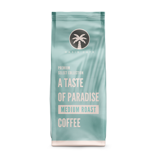 OASIS CAFE COFFEE BEAN PACKAGING DESIGN Design by VoiceDesign