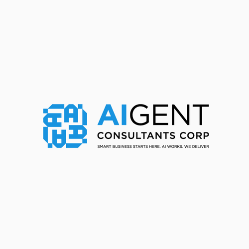 AI Agent Company: Appealing to small to medium sized businesses. Design by Graphaety ™