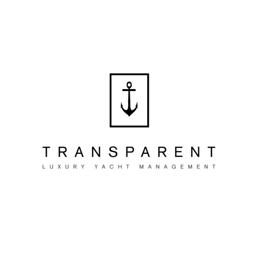 logo for TRANSPARENT Luxury Yacht Management Design by Jah Marsh