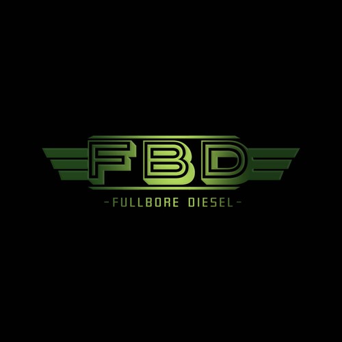 create a eye catching logo for fullbore diesel & fab Design réalisé par meshmew99