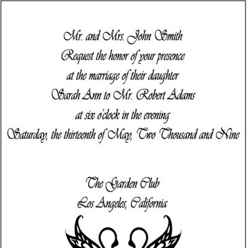 Letterpress Wedding Invitations Diseño de Andrea S