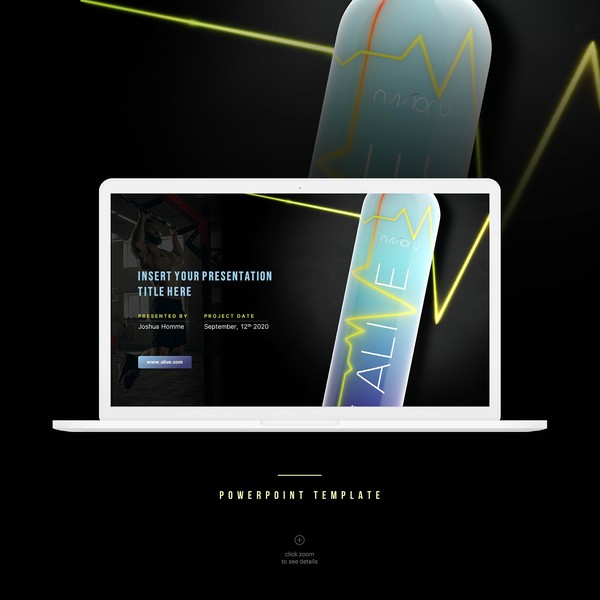 Design by mynameismud titled "PowerPoint template for Beverage Company"