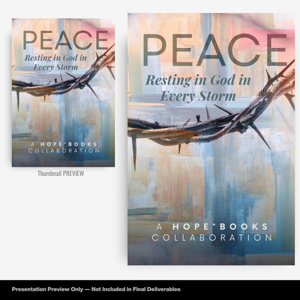 Peace in the Storm: Abstract Editorial Cover