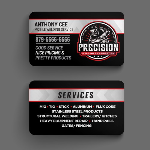 Welding Business Cards / Welding Torch Business Card / Get inspired by 21 professionally designed welding & metal work business cards templates.