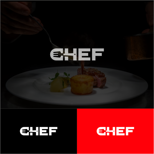 "CHEF": Food & Cooking Social Media Logo Design by yellow.lemon