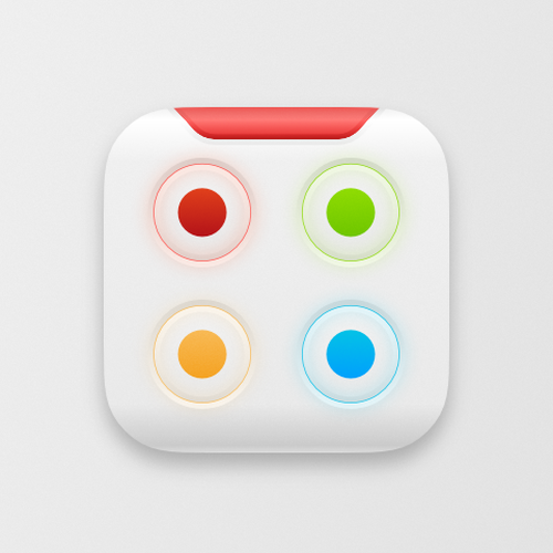 Remote control icon for iOS app Design by lks--