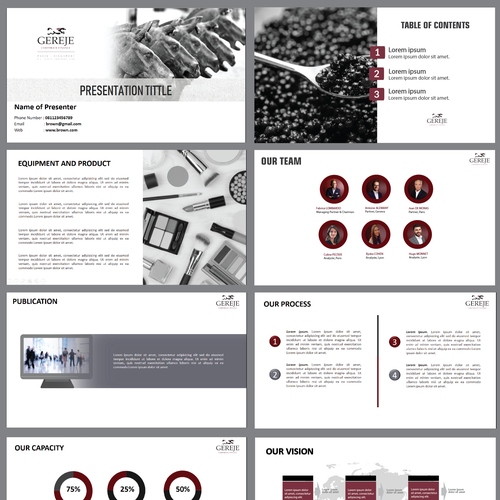 Design an International Investment Bank PPT Template Design by #gapuradesign