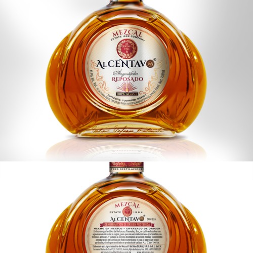 High-end Mezcal needs a new label design! Design by Vasily ERA