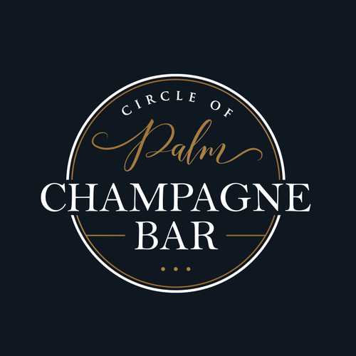 Luxury and modern Champagne Bar logo Design by Jacob Gomes