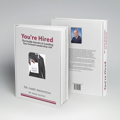 Create an e-book cover for "You're Hired"; a book for aspiring school leaders Design by DesignForAll