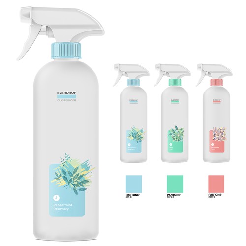 Premium Spray Bottle and Packaging for Cleaning Supplies Design réalisé par gs-designs