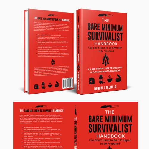 Design rugged, vibrant book cover for "shelter in place" how-to guide Diseño de Hisna