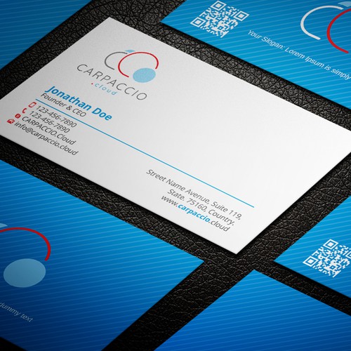 Give more muscle to research with graphic ID for CARPACCIO.cloud Design by DesignsTRIBE