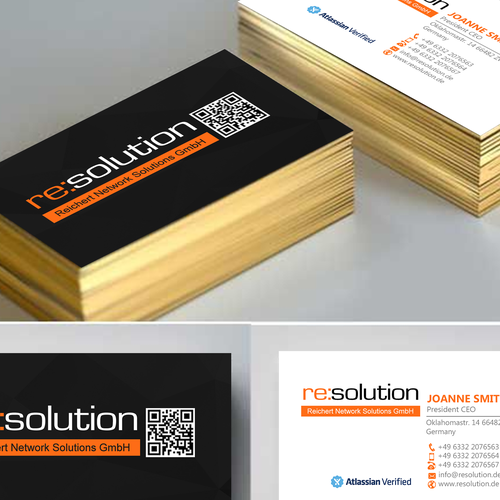 Business Card for Small Software Development Company | Business card ...