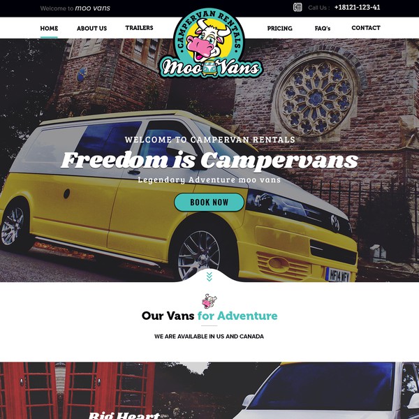 Design by Contra_Designs titled "Bold Design for Camper van Services"