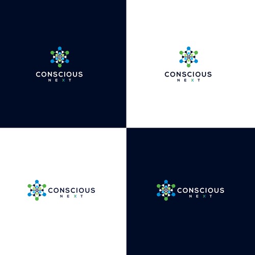 "We help those who dare to try and build conscious companies for positive global impact." winning Logo & brand identity pack