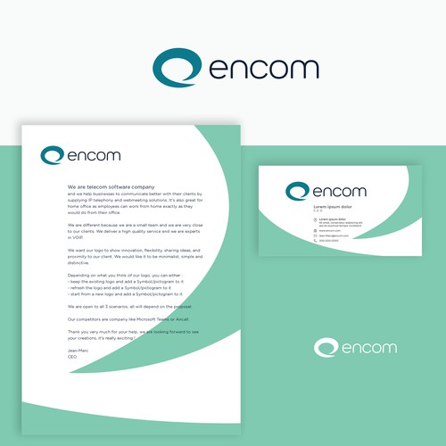 Minimalist Logo & Picto for a French new tech company Design by Klaudi