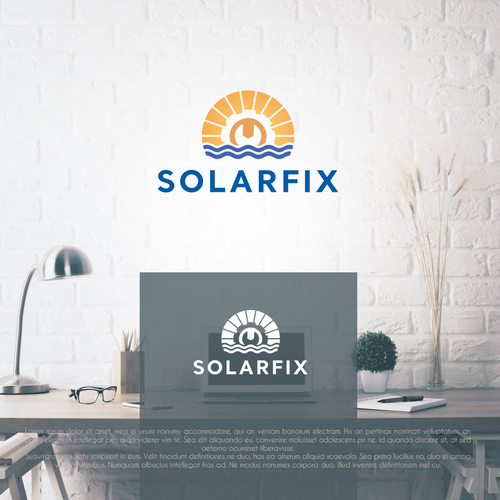 Solar maintenance, repair and servicing company Design by pixelgarden